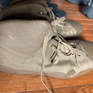 Men's Tan High-Top Sneakers